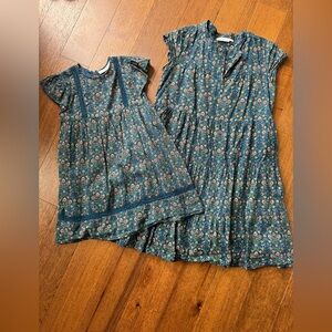 Roller Rabbit Mommy & Me Floral Dress Set. Size Small and 8Y